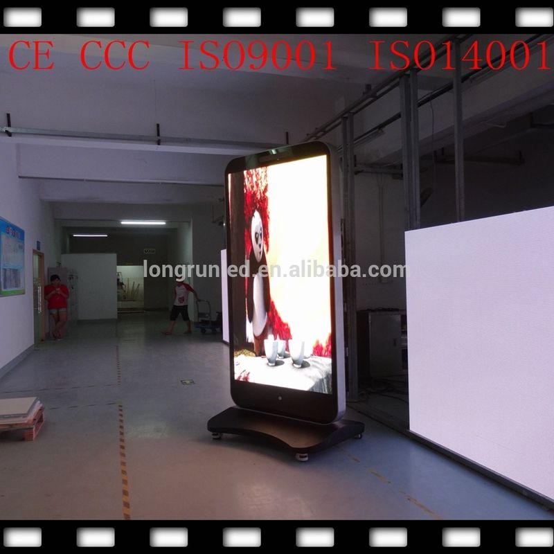 P2.5/P3/P4 Water Resistant LED Advertising Screen 2121SMD Black Pearl LED Type